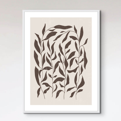 Botanical print boho minimalist printable wall art