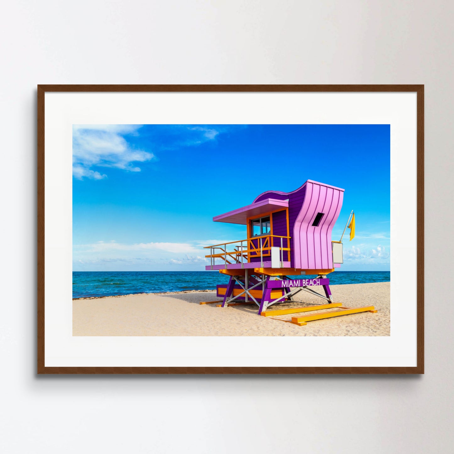 Lifeguard tower in Miami Beach