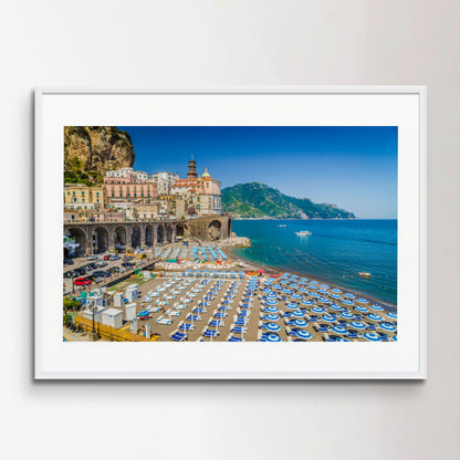 Historic town of Atrani, Amalfi Coast, Campania, Italy