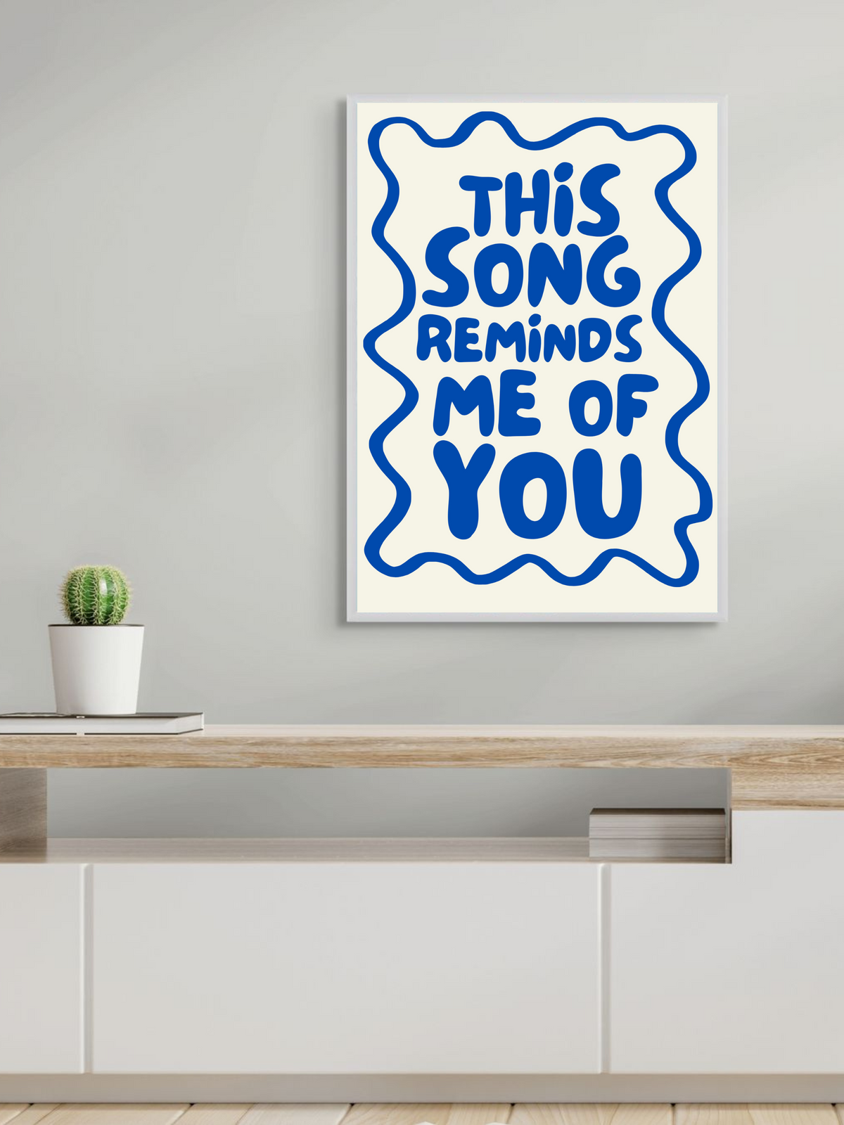 This song reminds me of you - Aesthetic Wall Art Prints UK