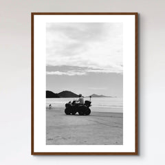 Quadricycle on the beach