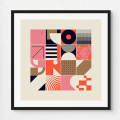 New Retro Pattern Artwork Design Composition
