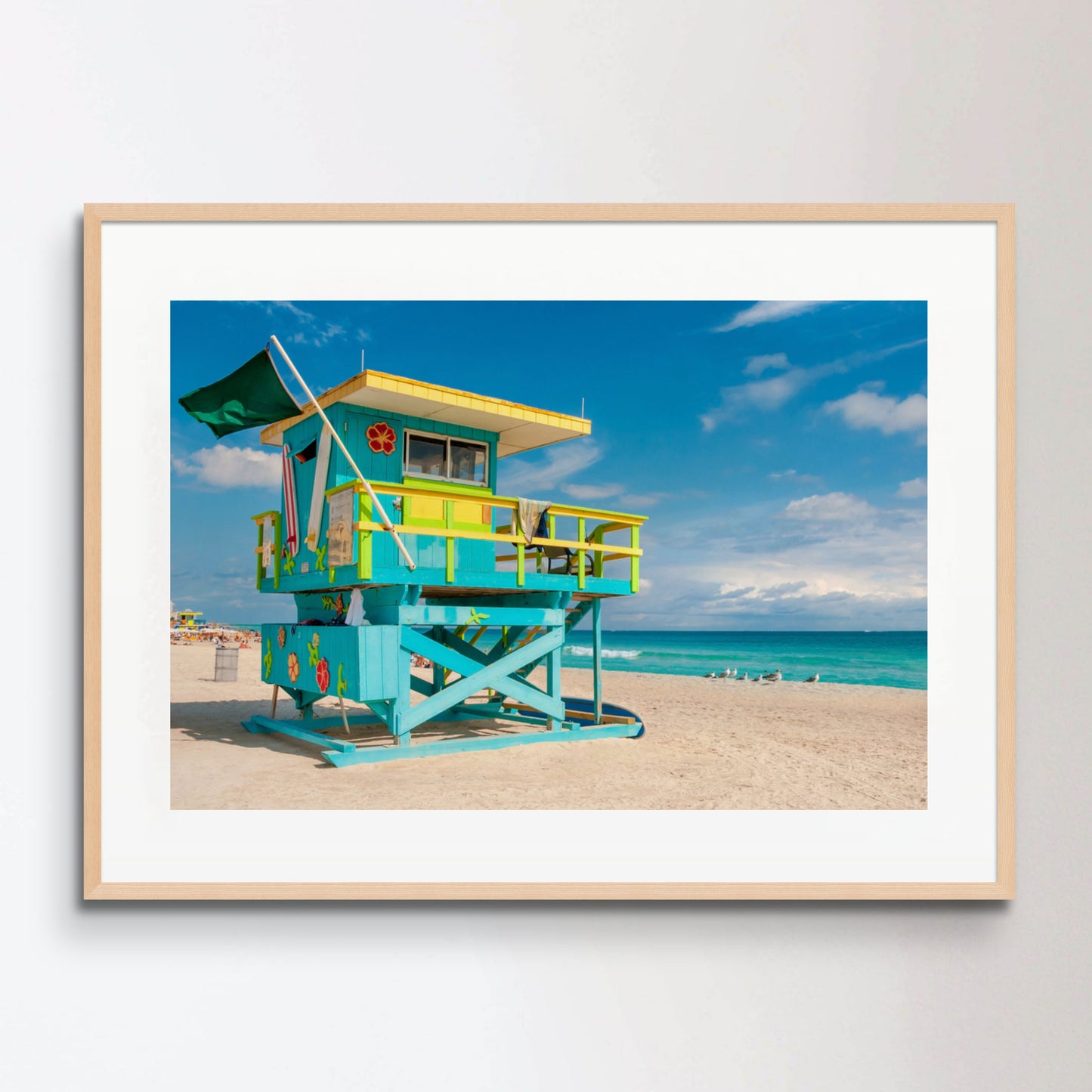 Lifeguard Tower in South Beach, Miami Beach, Florida