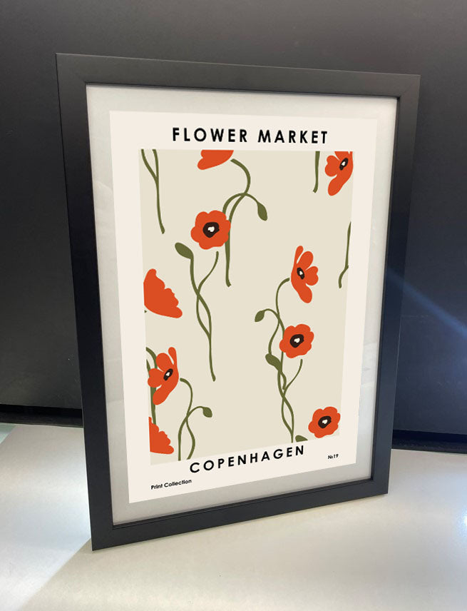 Flower Market Copenhagen Print