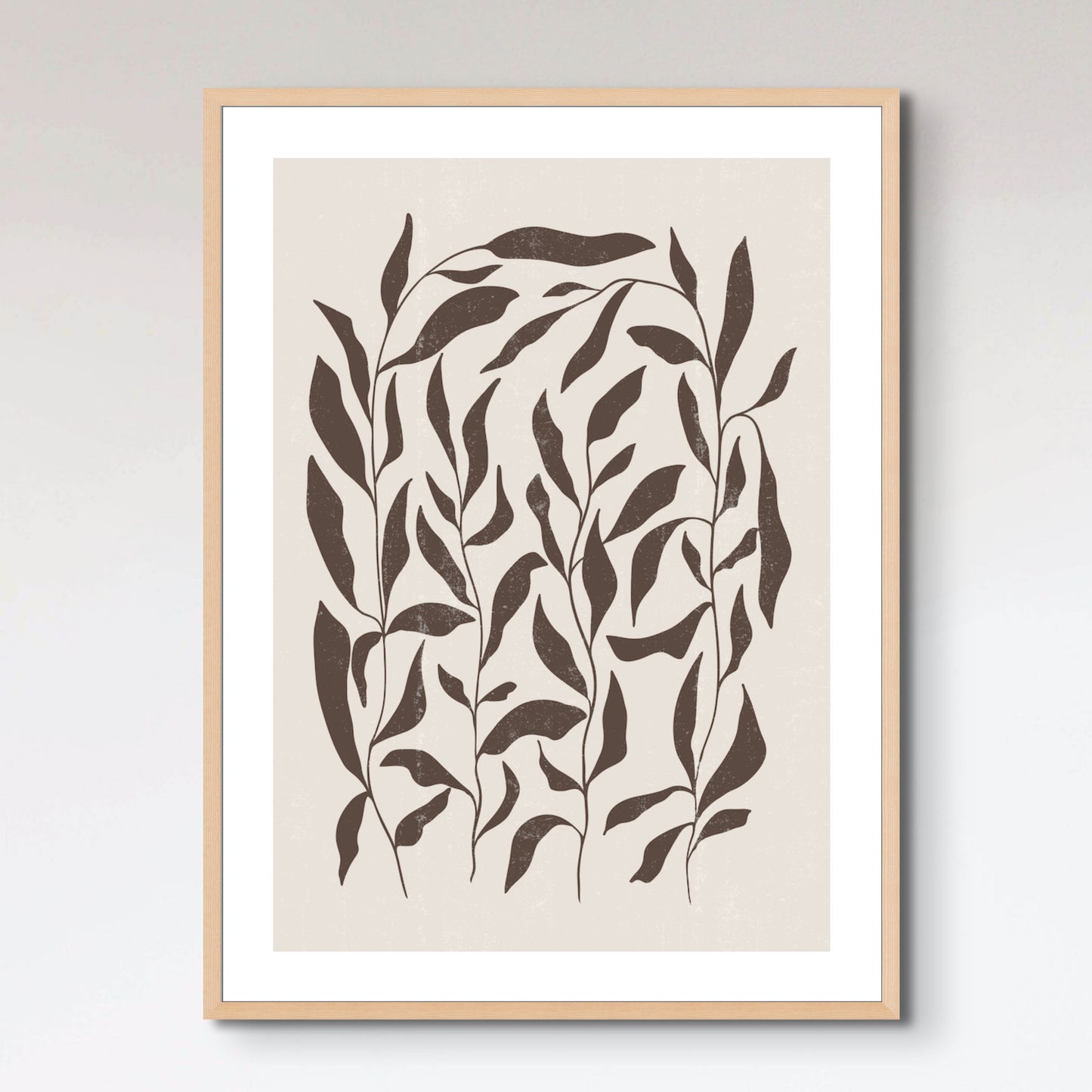 Botanical print boho minimalist printable wall art