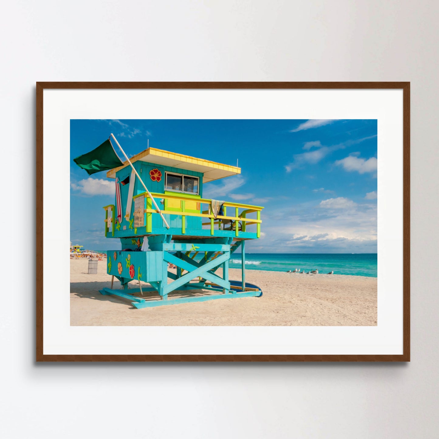 Lifeguard Tower in South Beach, Miami Beach, Florida