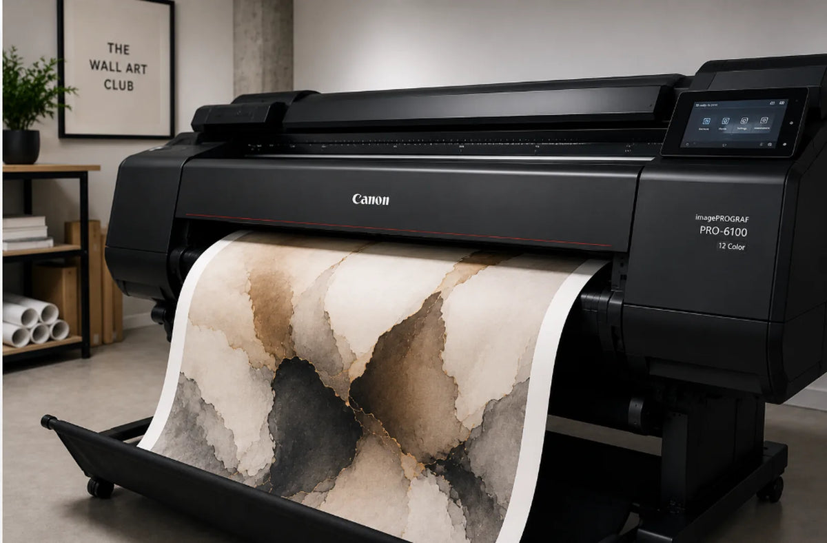 Wide-format fine art printing