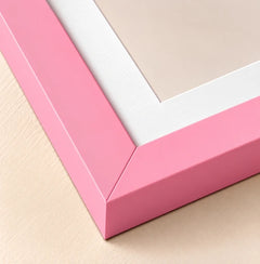 Pink Wooden Picture Frame