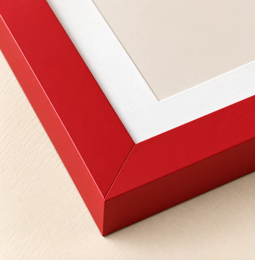 Red Wooden Picture Frame