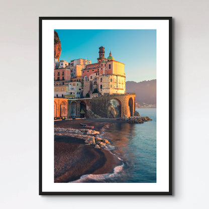 village of atrani, in the amalfi coast, italy