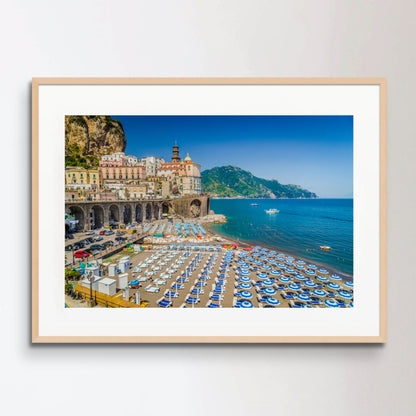 Historic town of Atrani, Amalfi Coast, Campania, Italy