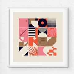 New Retro Pattern Artwork Design Composition
