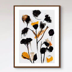 Black Dry Flowers