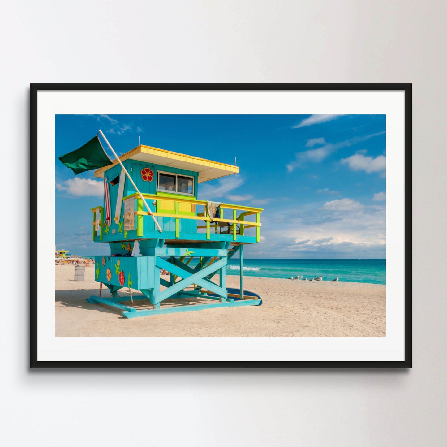 Lifeguard Tower in South Beach, Miami Beach, Florida