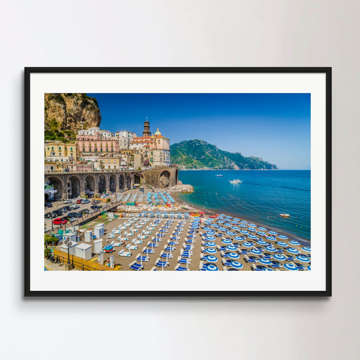 Historic town of Atrani, Amalfi Coast, Campania, Italy