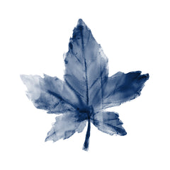 Navy Leaf Print 1