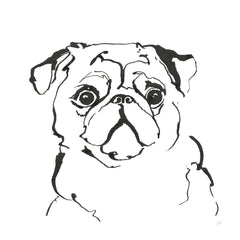 Line Dog Pug I