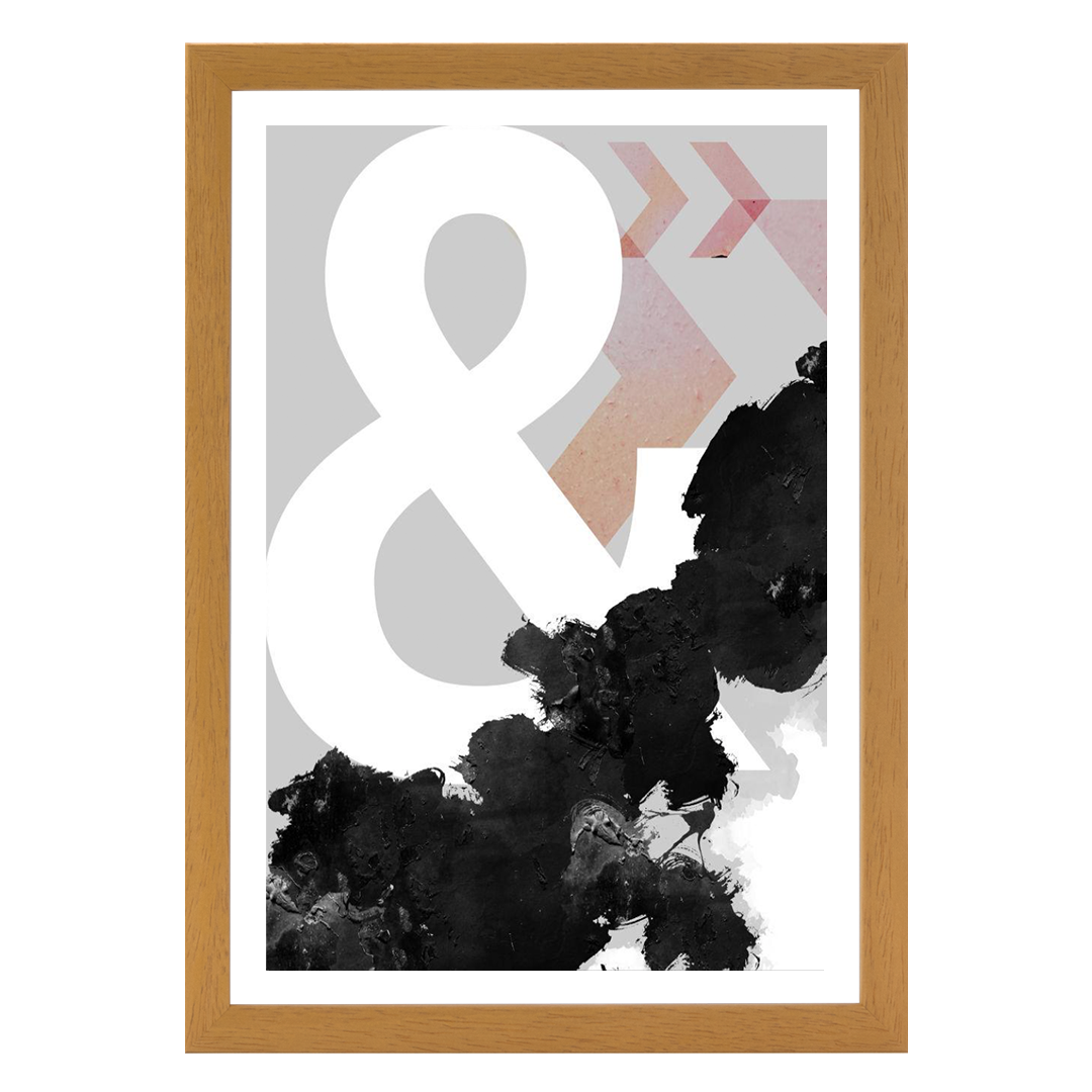 Ampersand Abstract Print