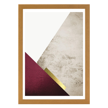 Beige Burgundy Mountains 3