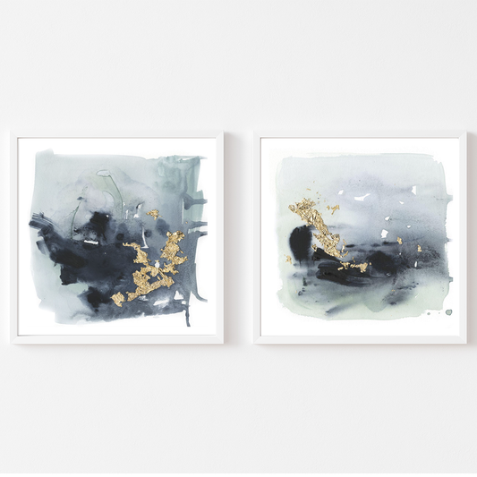 Cerulean & Gold I & II set