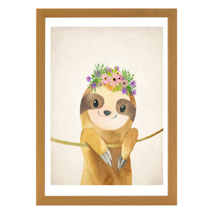 Floral Sloth 1