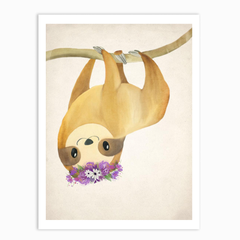 Floral Sloth 1 & 2 set