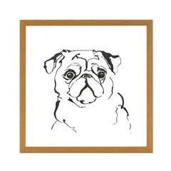 Line Dog Pug I