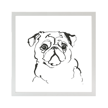 Line Dog Pug I