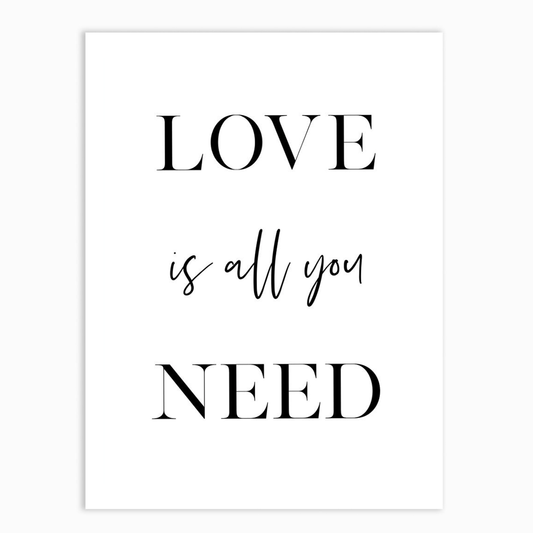 Love Is All You Need