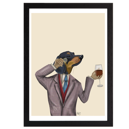 NC Dachshund Wine Snob