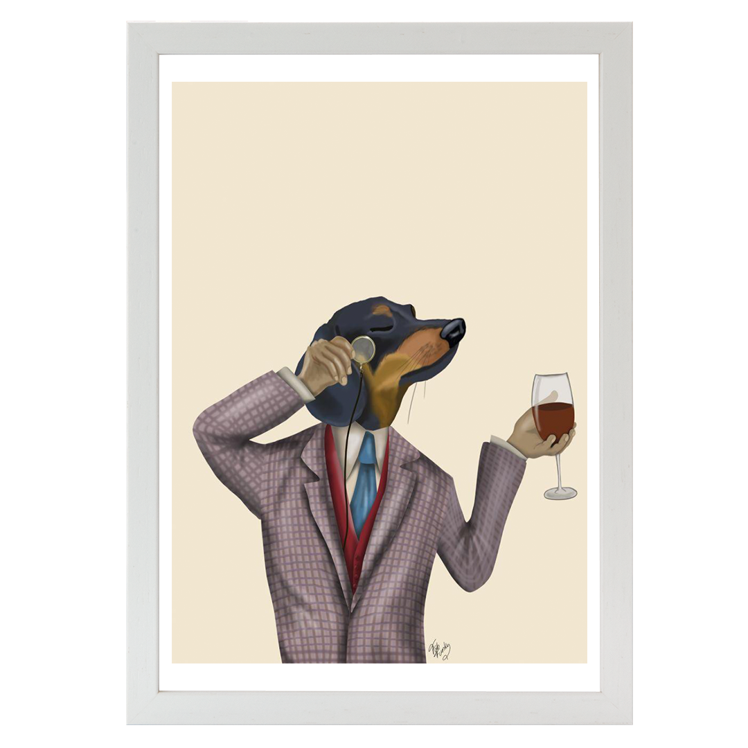 NC Dachshund Wine Snob