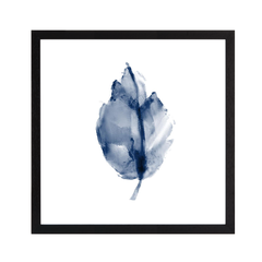 Navy Leaf Print 3