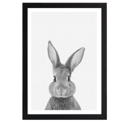 Rabbit Portrait Print