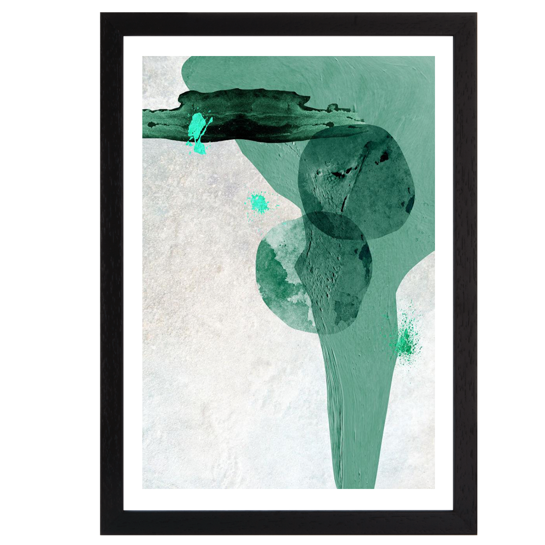 Scandi Minimalist Abstract TEAL