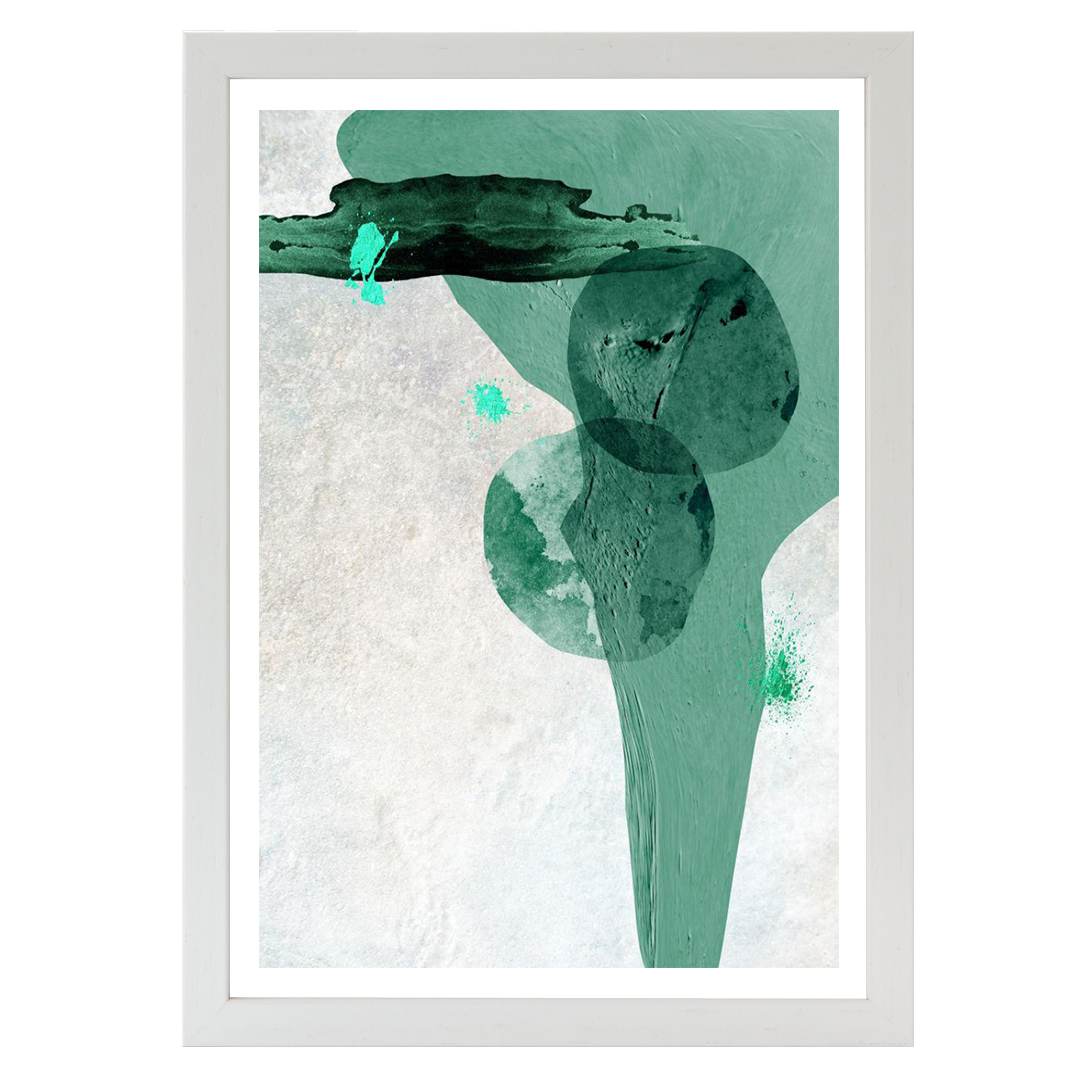 Scandi Minimalist Abstract TEAL