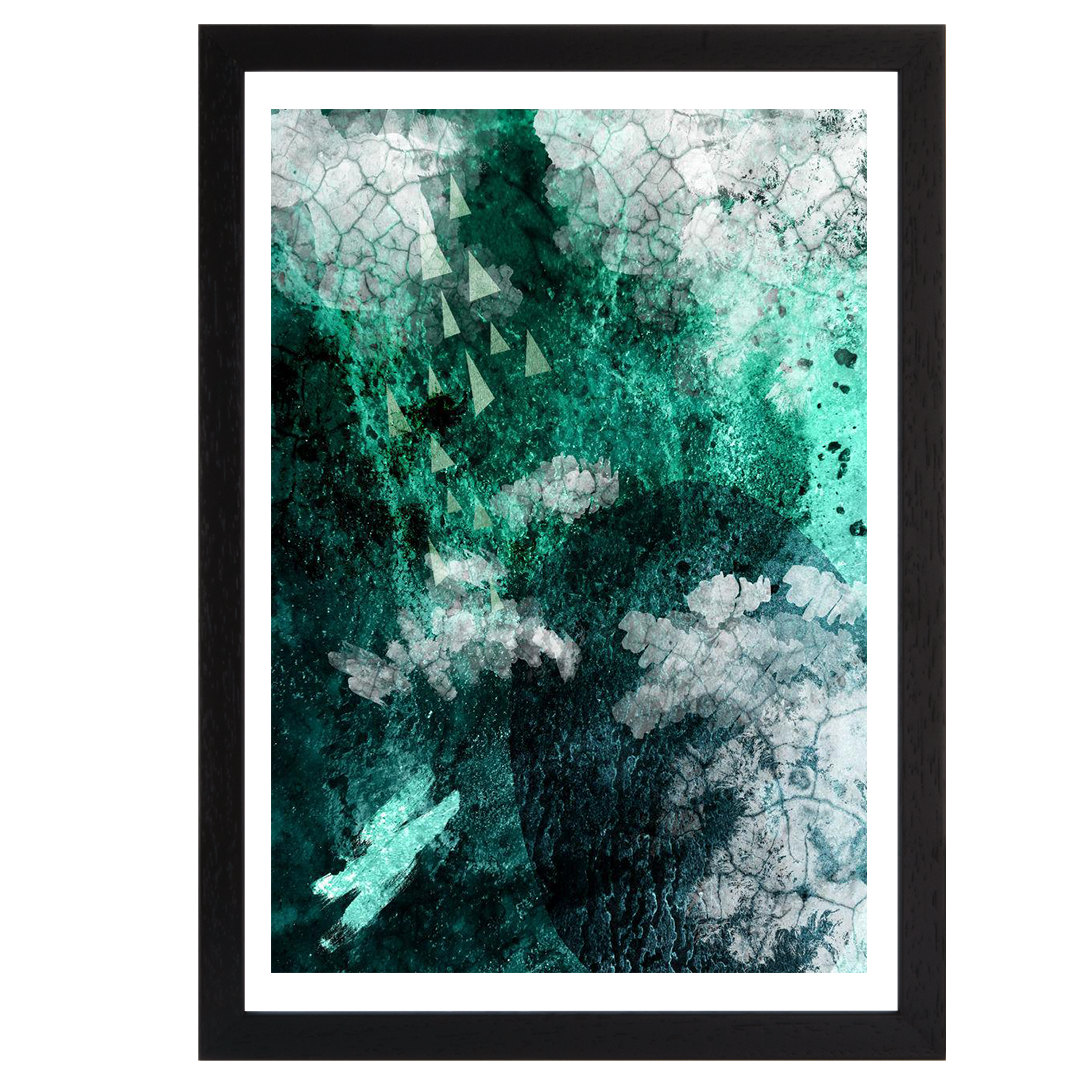 Teal Abstract B