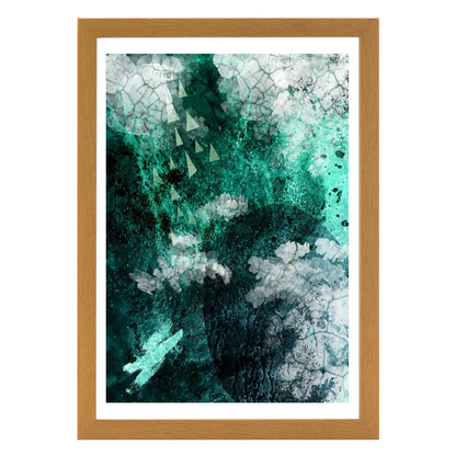 Teal Abstract B