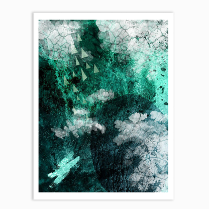 Teal Abstract B