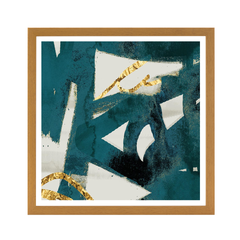 Teal Flare Square B